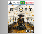 Preço do Ghost of Yotei Brasil (Fonte da imagem: Desertcart)