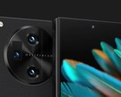 Um vazamento do design do "Find N3". (Fonte: OnLeaks x SmartPrix)