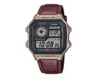 O Casio AE-1200WHL-5AV com uma atualização da pulseira de couro. (Fonte da imagem: Casio)
