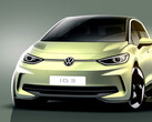 O novo conceito Volkswagen ID.3 tem um display de 12" (~30,5 cm) de infoentretenimento. (Fonte da imagem: Volkswagen)