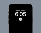 a implementação do AOD do iOS 16 não mostra uma imagem de fundo quando se usa um papel de parede de terceiros. (Fonte da imagem: @rhogelleim)