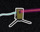 Microfone a laser DIY (Fonte da imagem: SomethingAboutScience e Canva - edições)